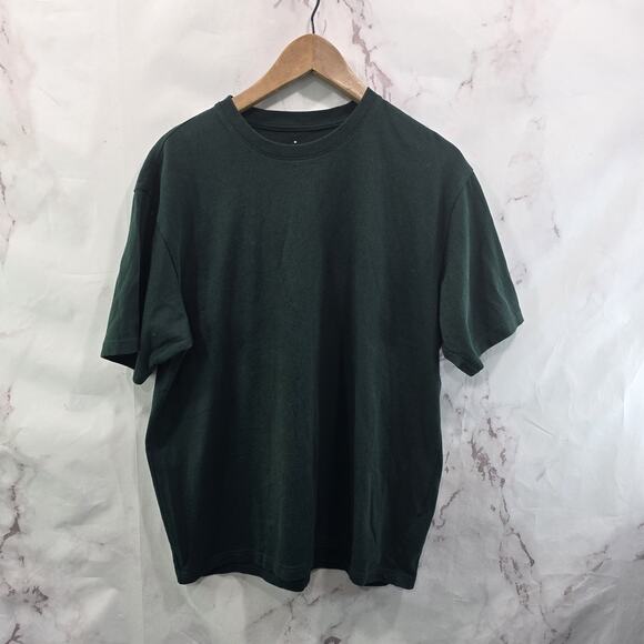 Everlane T Shirt Mens Medium Green Short Sleeve Crew Organic Cotton Premium - Picture 2 of 12
